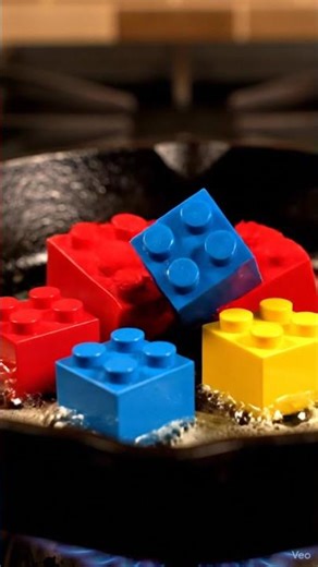 What happens if you cook LEGOs? 🤯 #shorts