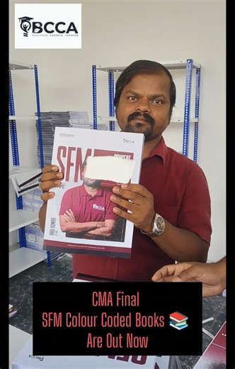 CMA Final SFM colour coded books are out now