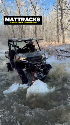 Polaris Ranger on Tracks: How the XT UR HD Powers Through Slush | Mattracks XT Series
