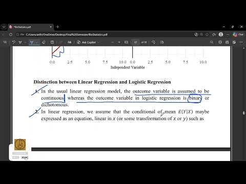 Logistic Regression 📊 | Logistic Vs Linear, Estimation of parameters & test of Significance | Part-2