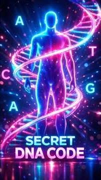 Your DNA Secret 😳 | 4 Letters Control Your Body | Science Shorts #facts #geneticknowledge #shorts