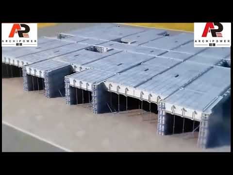 The Assembly of aluminum formwork