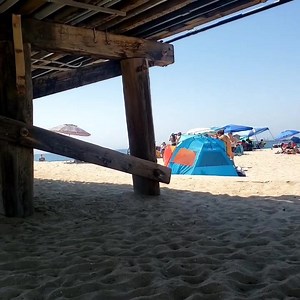 The view under the Seal Beach Pier. 90 and clear on the West Coast. Enjoy the weekend. #LatinasinBikinis #Beauties #Bikinis #PerfectWeather | Latina Model Magazine