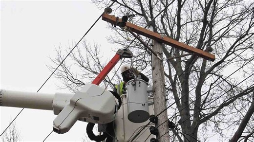 AEP continues working on power outages