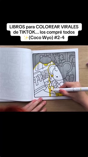 LIBROS para COLOREAR VIRALES de TIKTOK... los compré todos ✨(Coco Wyo) #2-4