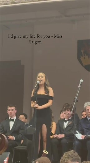 loved singing this with the whole orchestra wow #misssaigon #musicaltheatre #singer #concert