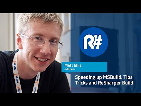 Speeding up MSBuild, Tips, Tricks and ReSharper Build