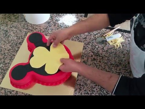 Mickey Mouse Temalı Pasta Yapımı-Mickey Mouse Gateau [HD]