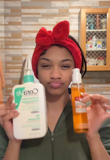 Ma routine du soir avec Huda Beauty et CeraVe