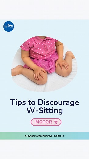 24K views · 115 reactions | Starting around toddler age, many children prefer W-sitting because it's comfortable for playtime on the floor. Watch the video to learn a few tips to help discourage W-sitting, and read our physical therapist-approved article for more information: https://pathways.org/what-is-w-sitting #toddlermom #motordevelopment #motorskills #toddlerdevelopment #babydevelopment #toddlersitting #wsitting | Pathways.org | Facebook