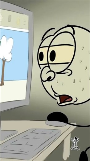 💻 Bored at Work... Then This Happened! 😂 | Funny Stickman Animation #Shorts