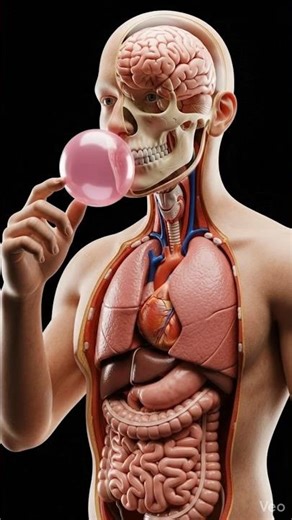 Chewing Gum Effects on Digestion | 3D Medical Short 🤯