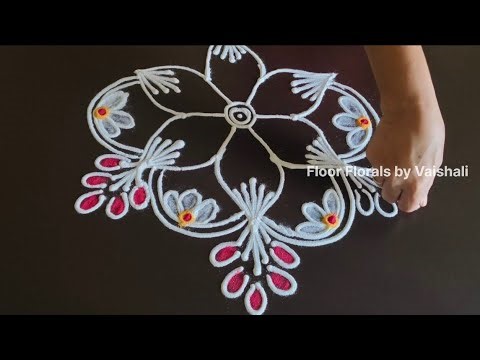 Easy & Simple Rangoli Designs for Beginners | Beautiful Daily Rangoli Ideas 🌸✨
