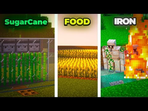 Top 3 EASY Starter Minecraft Farms (2025)