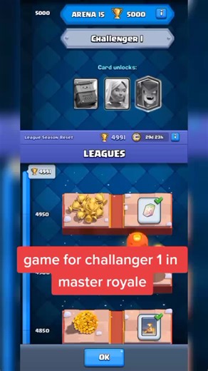 game for challanger 1 in master royale also more gameplay with my deck#fyp #fypシ #masterroyalinfinity #masterroyale #deck #clashroyale