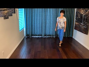 Street Soul line dance demonstration and tutorial by Stephie