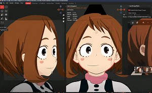 Cam-Shape-Matic ブレンダーでどの角度から見てもアニメ顔を破綻なくカメラアングルに作れる自動シェイプキーアドオン｜3DCG最新情報サイト MODELING HAPPY