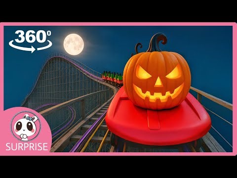 360 Horror Roller Coaster VR | Best 360 Horror Video 🎃 Happy Halloween VR Ride