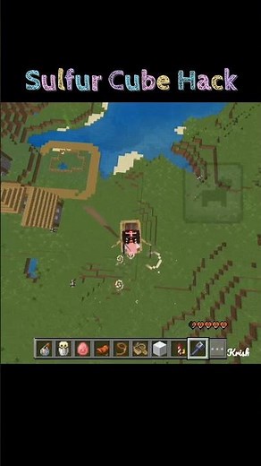Sulfur Cube Flying Hack 🥏 #minecraft