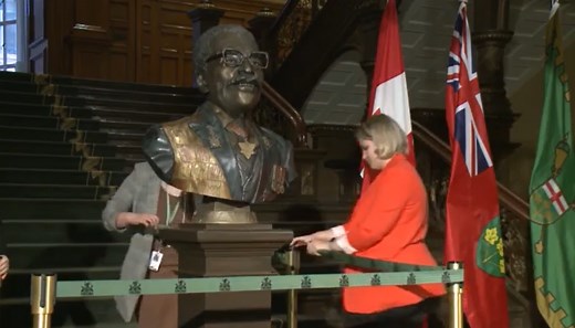 Lincoln Alexander honoured with new bronze bust at Queen's Park