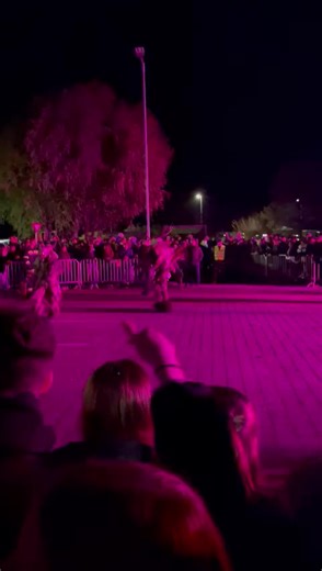 Mythical Creature Costumes at Nighttime Event