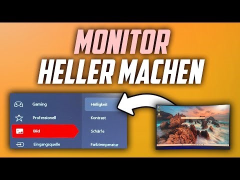 Monitor Helligkeit einstellen - Windows Bildschirm heller machen Anleitung
