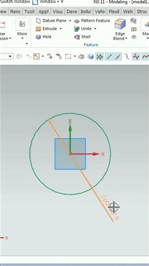 NX 11 Introduction to the Circle Command NX 11 #automobile #tutorial