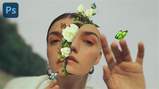 Flowerful Photo Manipulation - Photoshop Tutorial