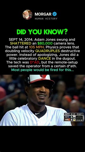 The Foul Ball Incident 😮 #history #facts