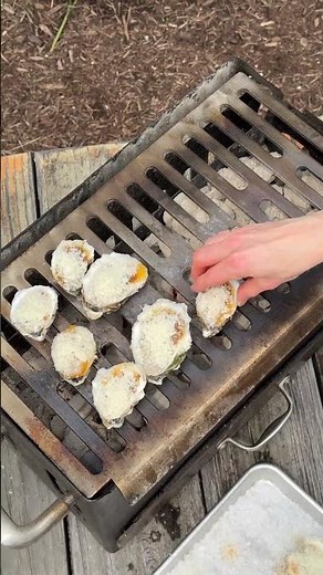 Grilled oysters 2 ways #grilling #grill #outdoorcooking #oysters #cooking #cookingvideo #recipevideo