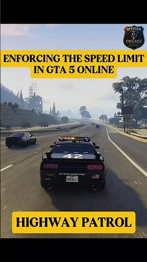 Enforcing The Speed Limit in GTA 5 Online #gta5roleplay #gtapolicechase #gtapolicerp #gtapolice
