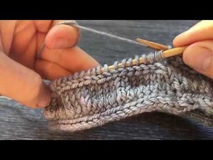 How to Knit an Estonian or Lateral Braid