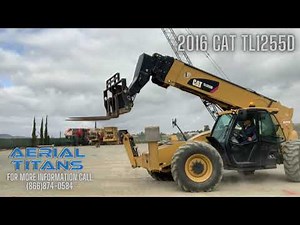 **12,000LB LIFT CAPACITY** 2016 CAT TL1255D