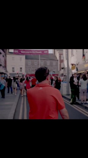 Fleadh Cheoil Mullingar ,Ray Dolan with Wolfshire Productions on the streets www.Lakelandkayaks.ie | Ray Dolan from Mullingar in Mullingar