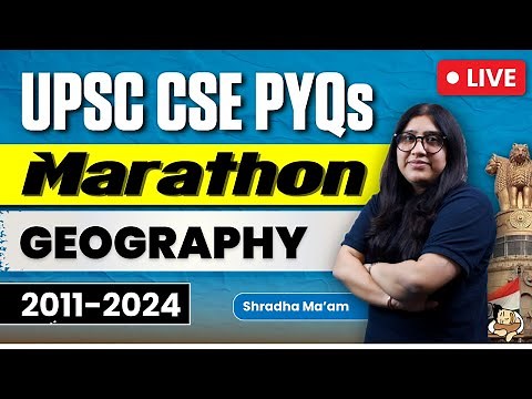 Geography PYQs for UPSC Prelims 2025 | Topic wise Geography Solved PYQs PDF | SleepyClasses IAS