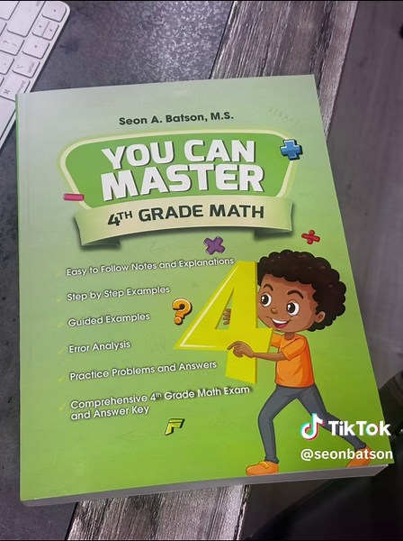Profound thanks to everyone who preordered a copy of my 4th Grade Math Curriculum! Your support truly means a lot. As soon as Amazon approves the new book listing, I will email the official order link to everyone. I am extremely excited to get this resource into the hands of students, parents, and educators everywhere! www.seonbatsontutoring.com #teachers #teachersoftiktok #homeschool #homeschoolmom #stem