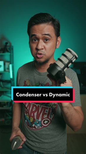 Condenser vs Dynamic mics. Which should you get? #contentcreator #microphones #dynamicmicrophone #condensermicrophone