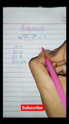 The Exponent Trick Nobody Teaches ✨ #smartstudytricks #viral
