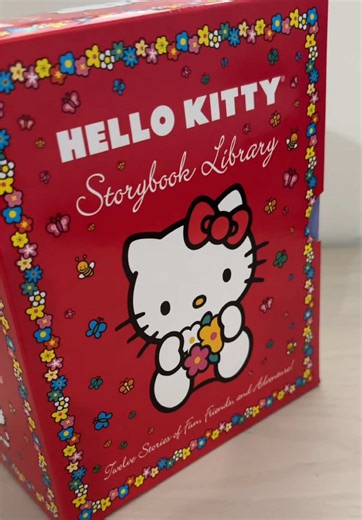 hello kitty storybook collection for my daughter 📖🎀 #hellokitty #sanrio #babygirl #babiesoftiktok #babylove