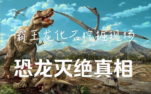 【恐龙灭绝真相】：霸王龙化石罕见挖掘现场曝光