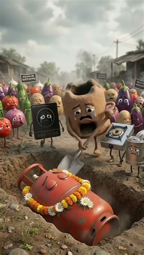 😭 LPG sad story 😭 #funny #2dshow #3danimation #ai