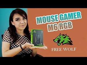 Free Wolf M6 RGB Backlight Mouse Gamer con luces Super Económico (Review)
