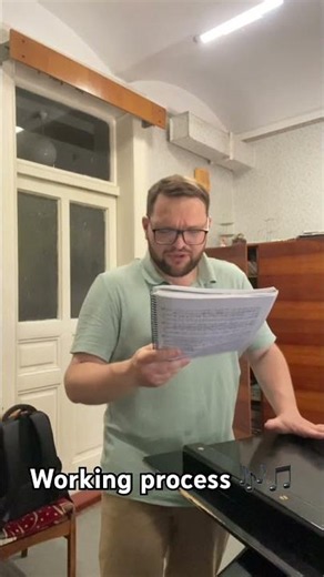 Working process #tenor #opera #singerlife #singer #operasinger #classicalmusic #verdi #music #voice