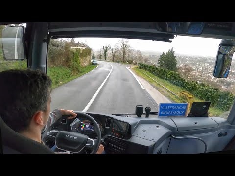 Descente en autocar sur la ville 🚌 IVECO Crossway 2025