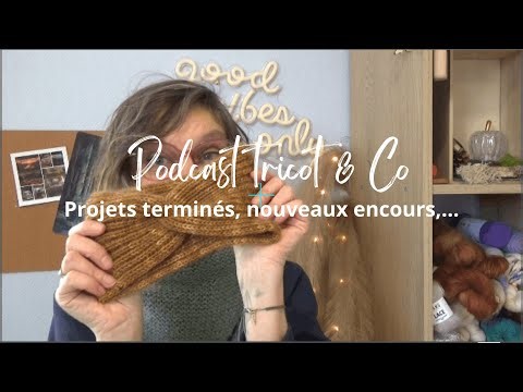 Knitting & Co. podcast; finished projects, new projects,...