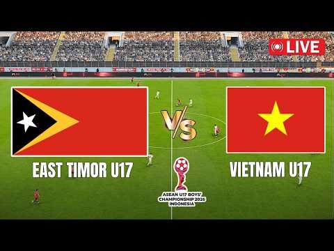 TIMOR LESTE U17 VS VIETNAM U17 | AFF YOUTH CHAMPIONSHIP | PES 2021 SIMULATION