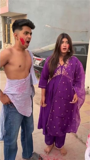 X_ke_sath_holi😂_#shorts_#funny_#comedy_#holi