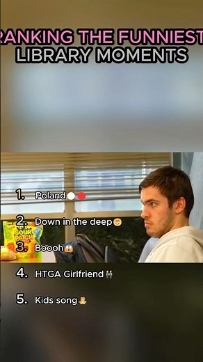 Ranking The Funniest Library Moments🤫