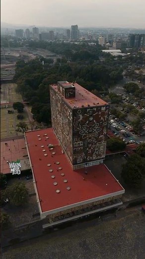 La biblioteca Central de la UNAM #mexico #travel #cdmx #CU #unam