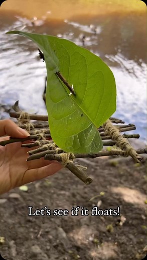 2.1K views · 12 reactions | Make a twig raft ⛵️ This is another of the activities in our July box. This lovely reel was shared by @thejadeiteproject You can purchase a July box here: www.mudandbloom.com/subscribe Get 10% discount with the code FIRSTBOX10 #natureactivitiesforkids #twigraft #stickactivity #mudandbloom #exploringnaturewithchildren #outdoorlearning #summeractivities | Mud & Bloom | Facebook